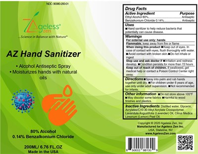 AZ Spray Hand Sanitizer.jpg image description - AZ Spray Hand Sanitizer
